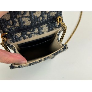 DIOR VERTICAL SADDLE POUCH